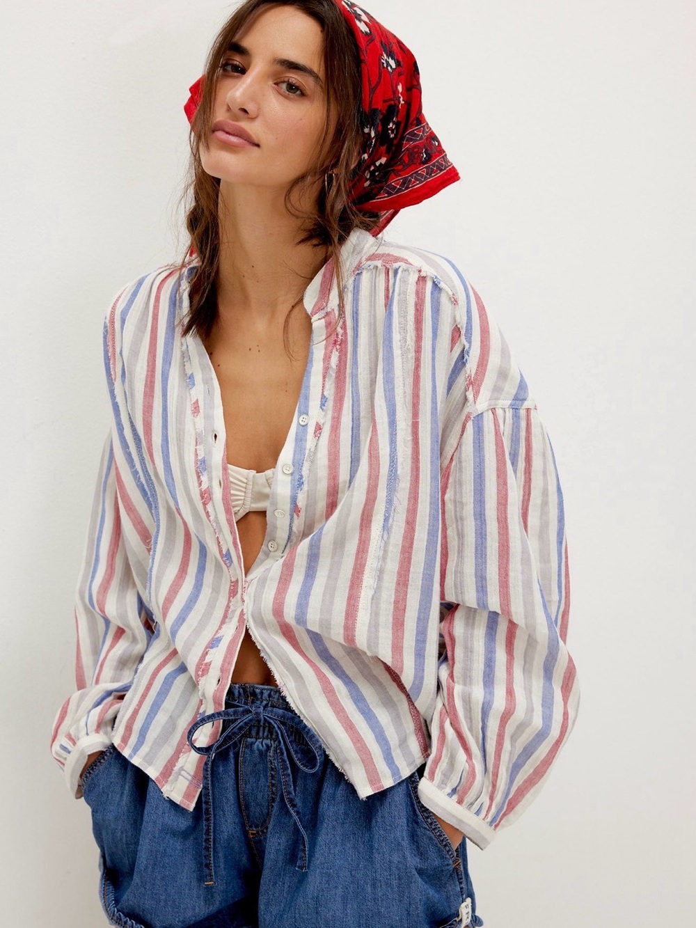 We The Free Valley Double Cloth Striped Shirt